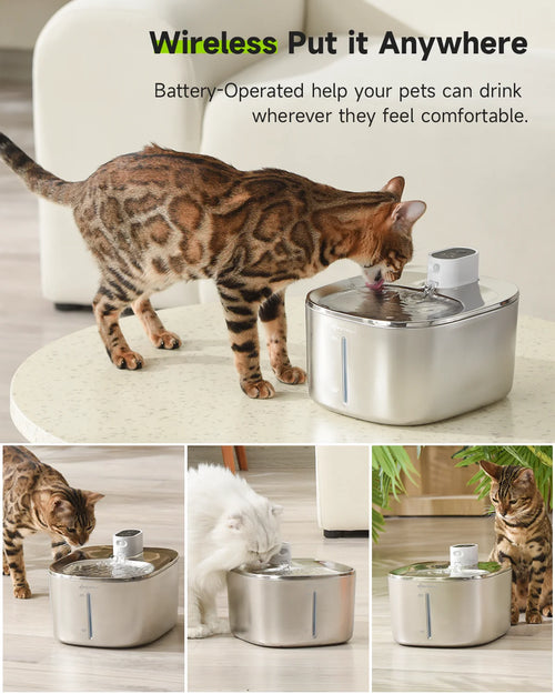 Smart Cordless Pet Hydration Hub – Automatic Fountain